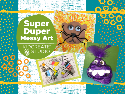 Week 1- Super Duper Messy Art Summer Camp (4-10 Years)